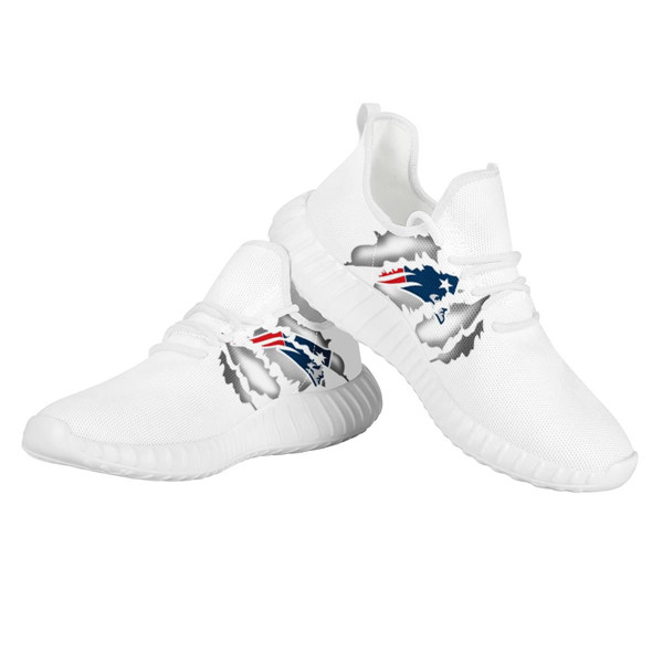 Women's New England Patriots Mesh Knit Sneakers/Shoes 012